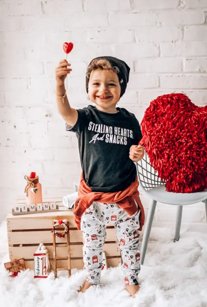 Stealin Hearts and Snacks Tee