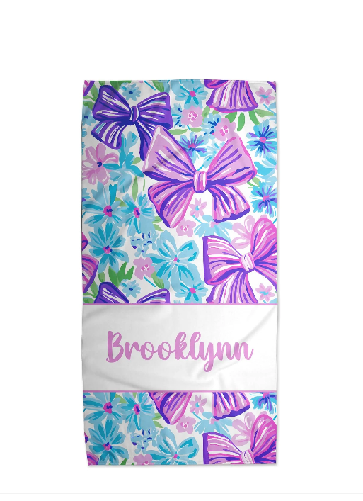Bow Custom Beach Towel