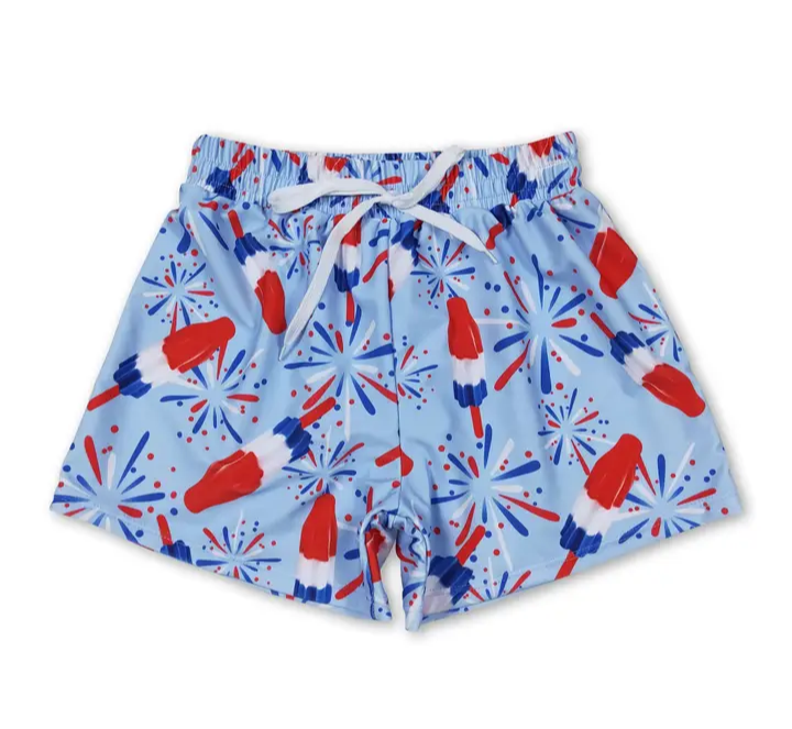 Bomb Pop Swim Trunks
