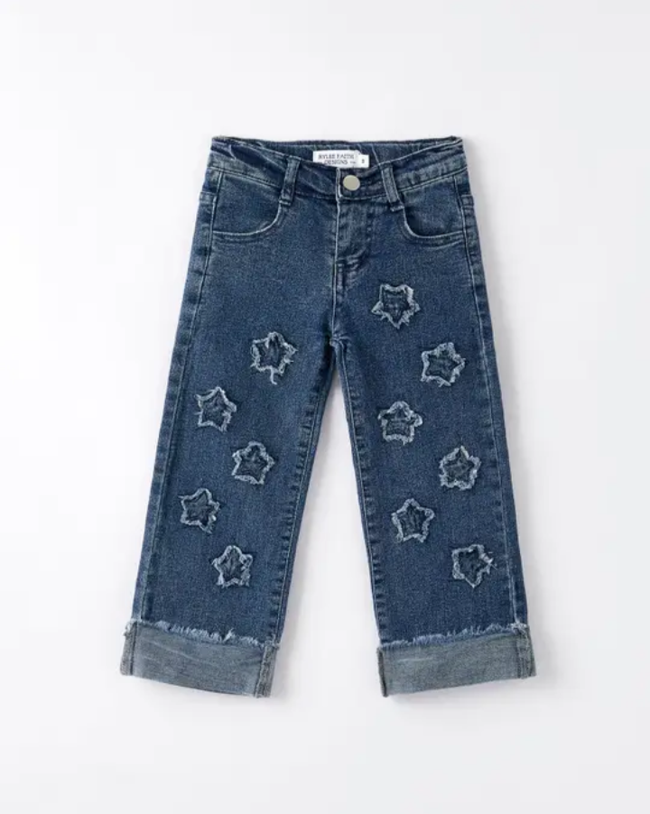 4th of July Stars Distressed Jeans