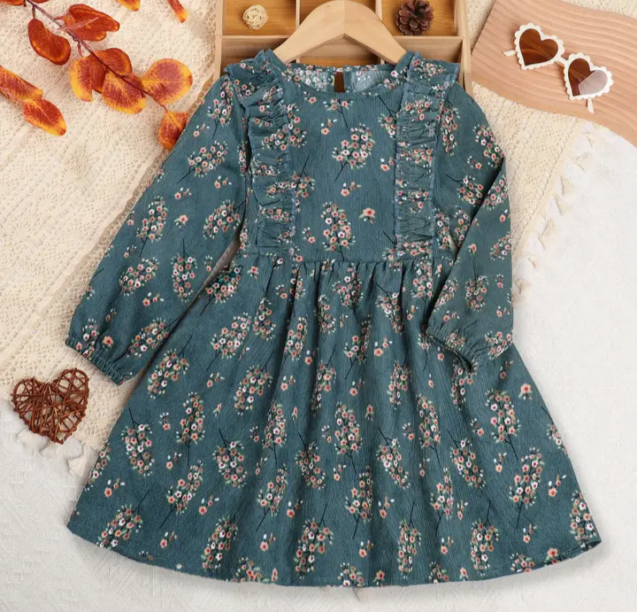 Floral Ruffle Dress