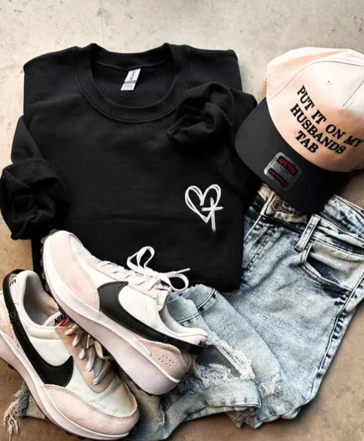 Jesus has My Back Crewneck