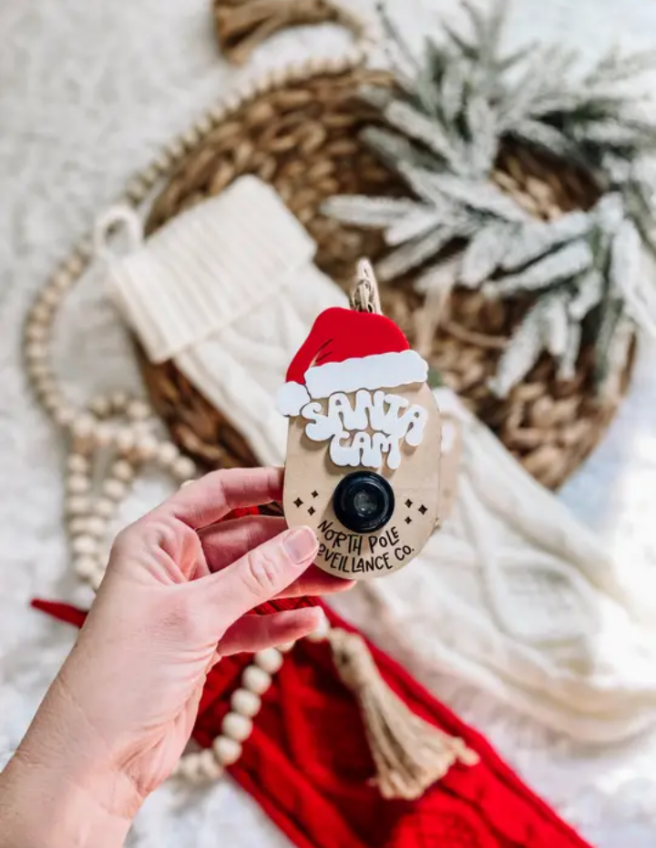 Santa Cam Ornament