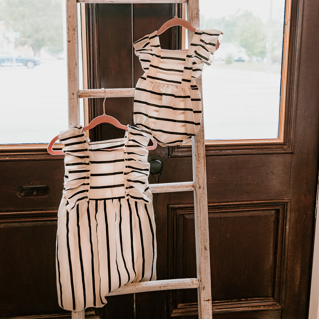 Striped Ruffle Romper