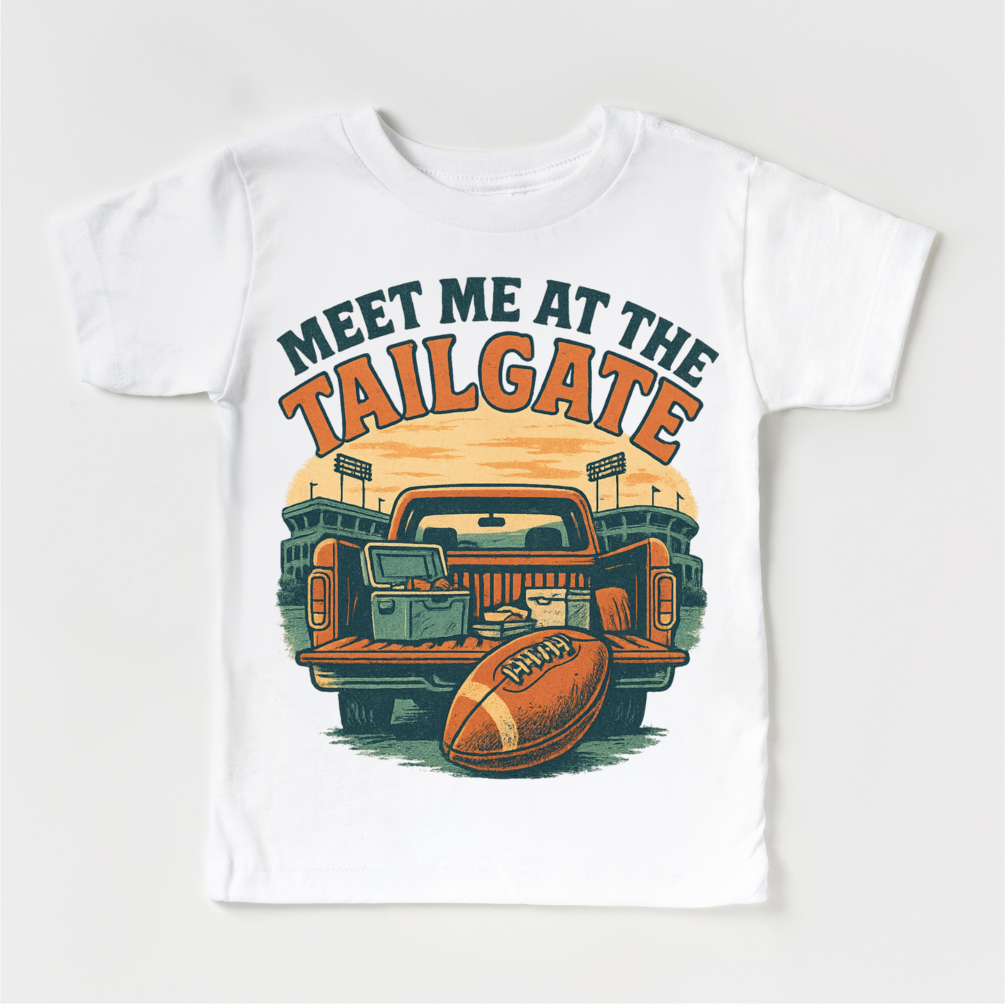 Meet Me At The Tailgate Football Shirt - Retro Football Tee