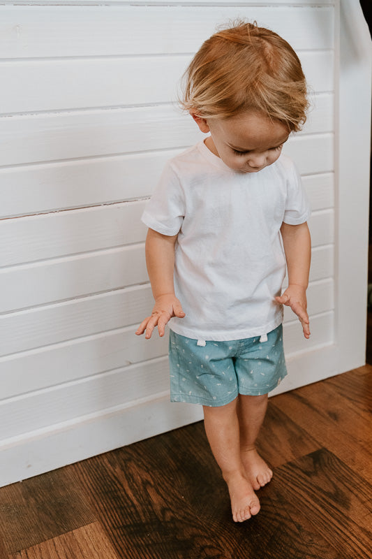 Sailor Print Shorts