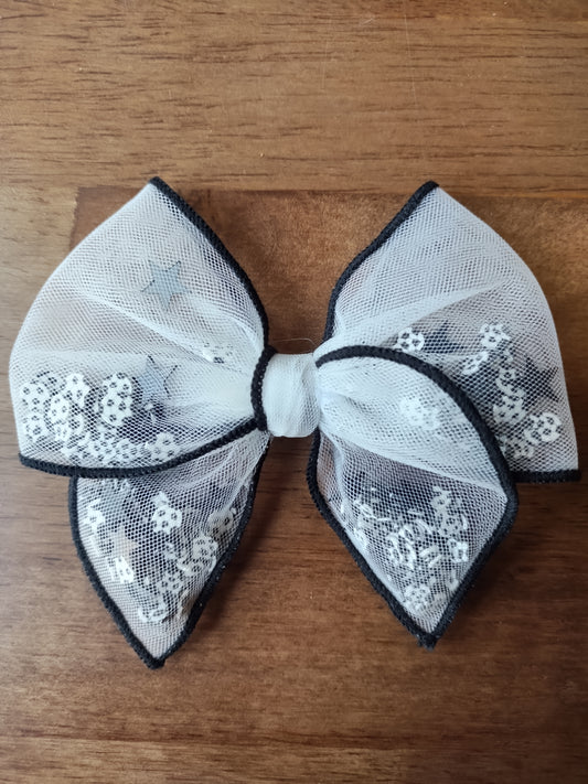 Soccer Confetti Bow