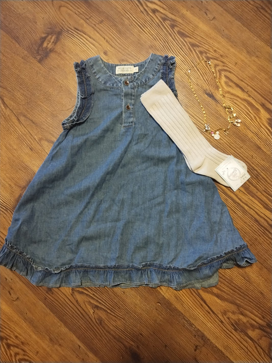Sleeveless Jean Dress