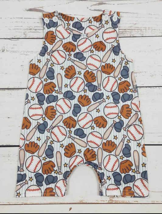 Baseball Romper