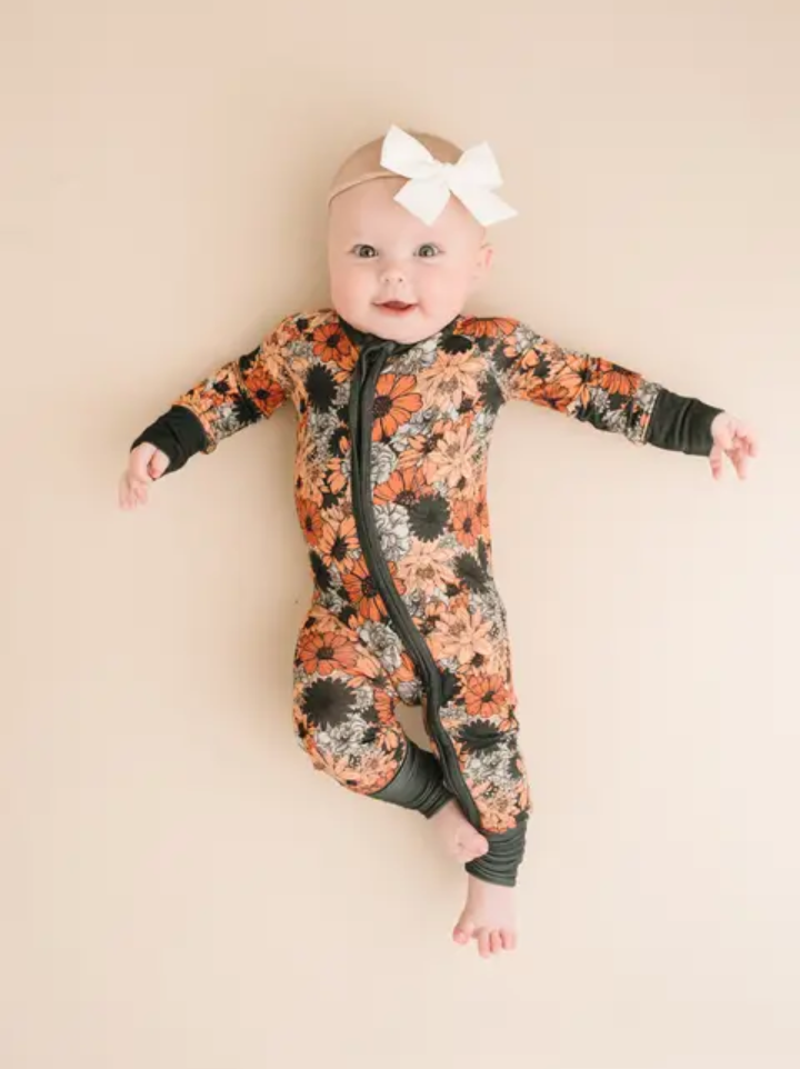 Fall Flower Bamboo Jammies