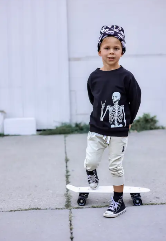 Rocker Skelly Crewneck