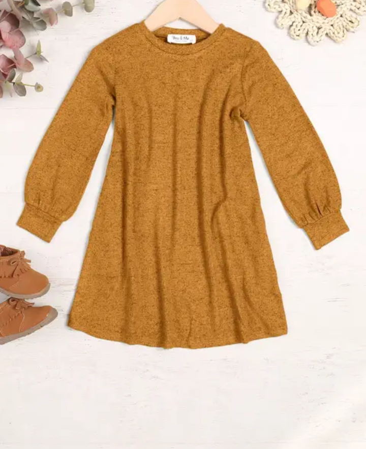 Mustard Sweater Dress