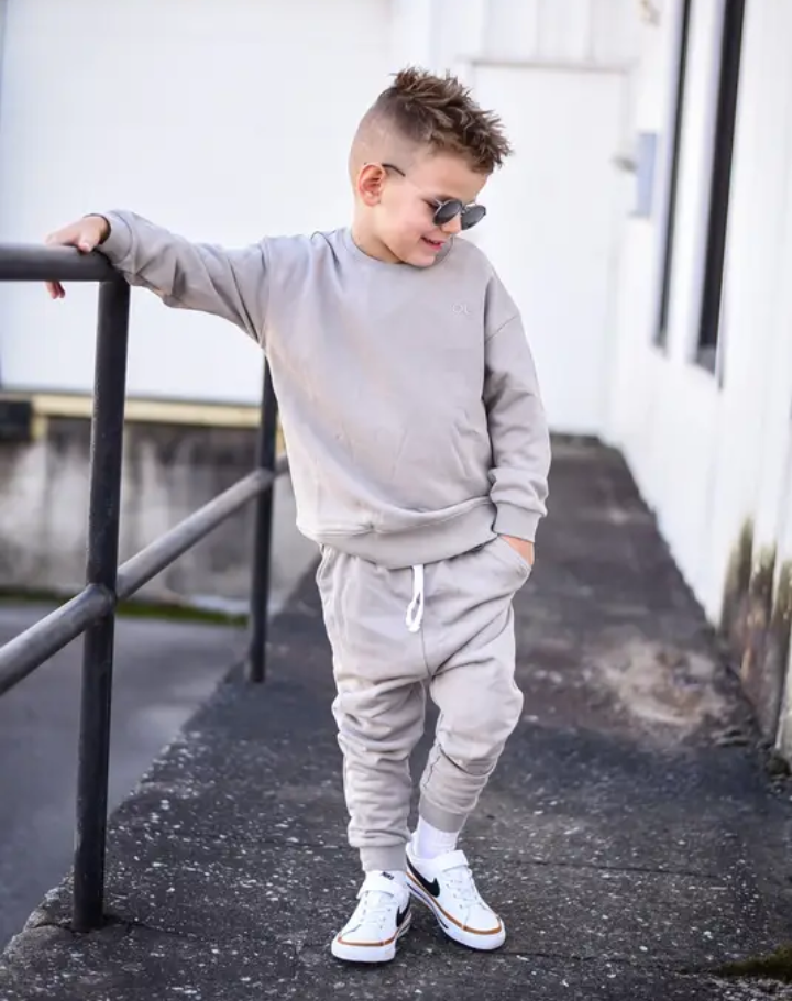 Boys Grey Joggers