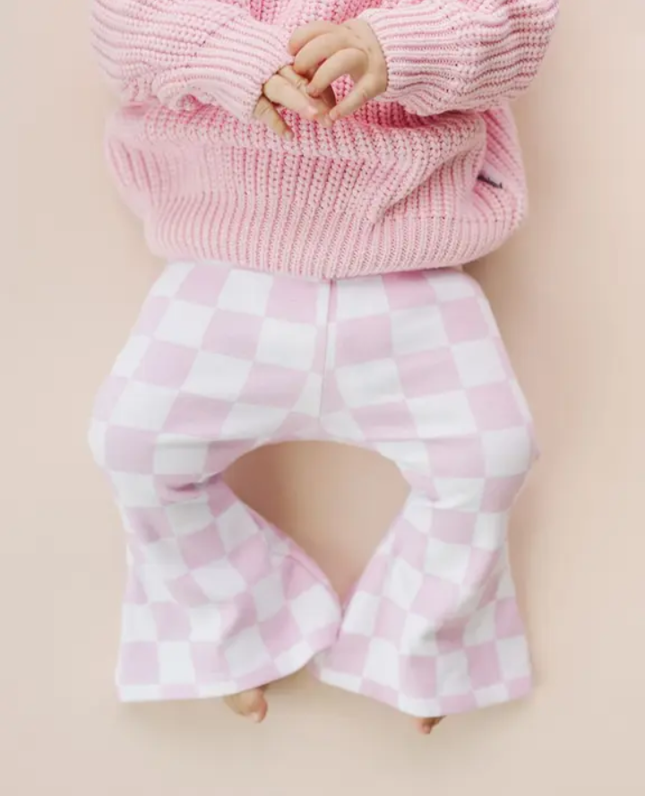 Pink Checkered Flares