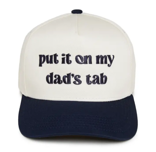 "Put It On My Dad's Tab" Snapback