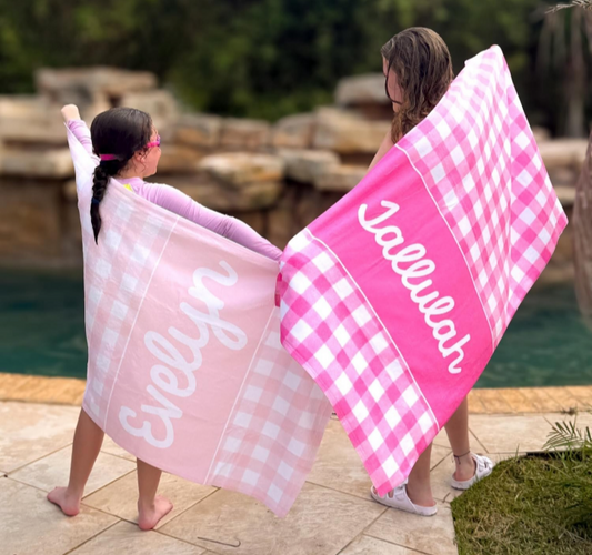 Checkered Beach Towels
