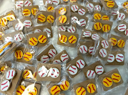 Baseball and Softball Earrings
