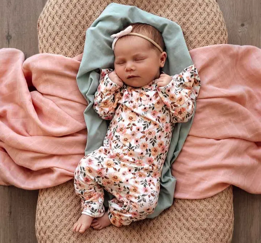 Organic Spring Flower Onesie