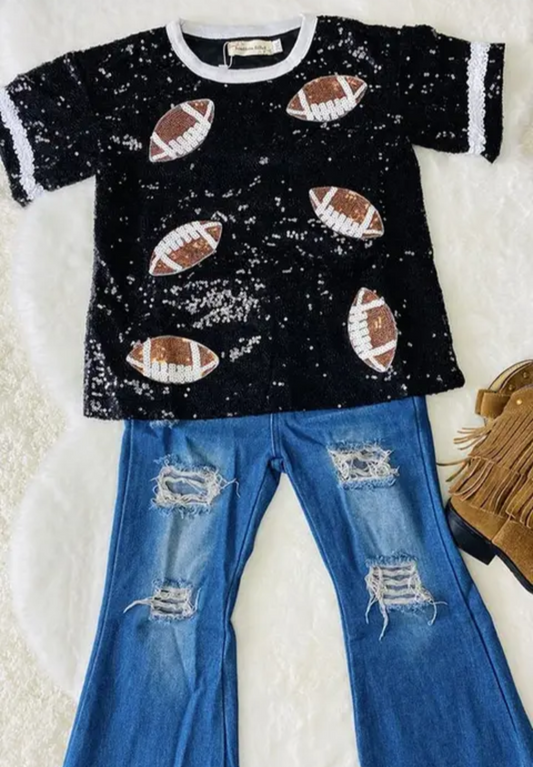 Sequin Football Shirt