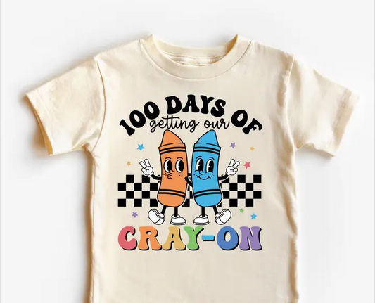 100 Days of Cray-On Tee