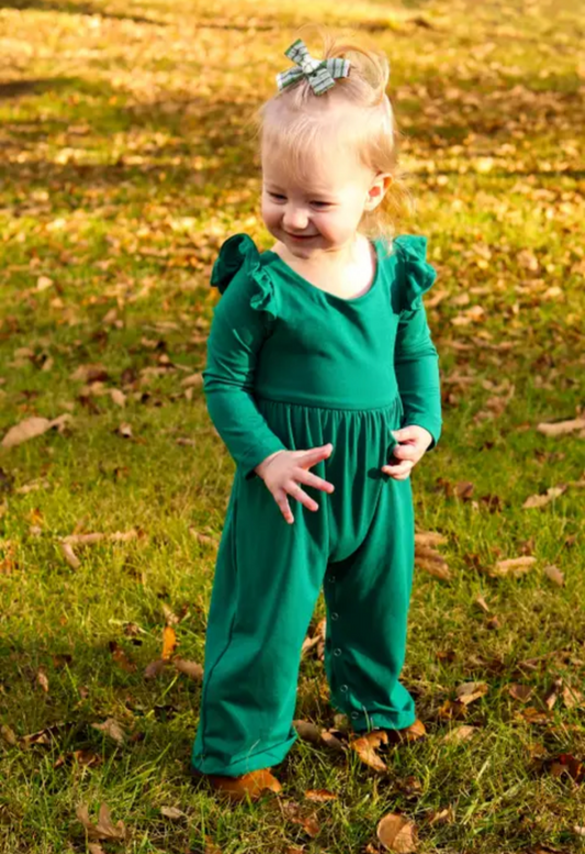 Christmas Green Romper
