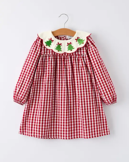 Checkered Christmas Tree Dress