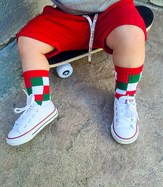Christmas Checkered Socks