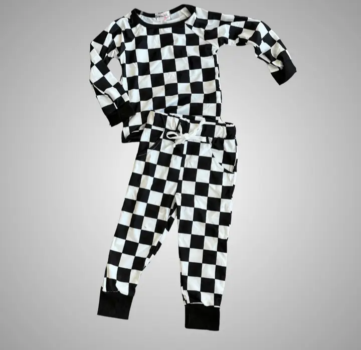 Boys Checkered Outfit