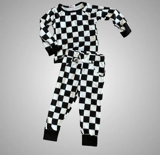 Boys Checkered Outfit