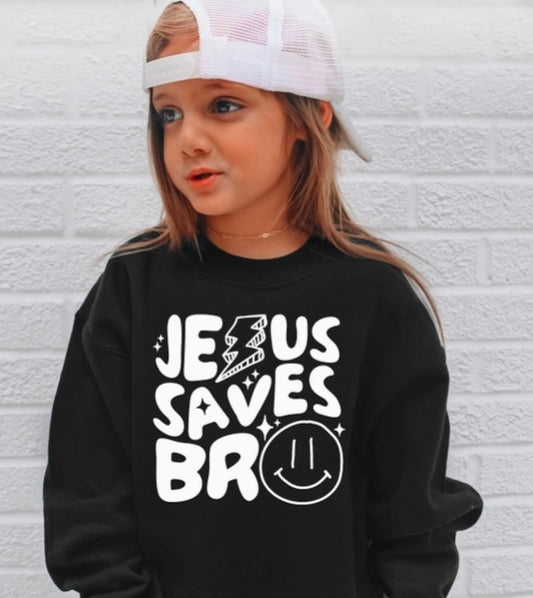 Jesus Saves Bro Sweatshirt